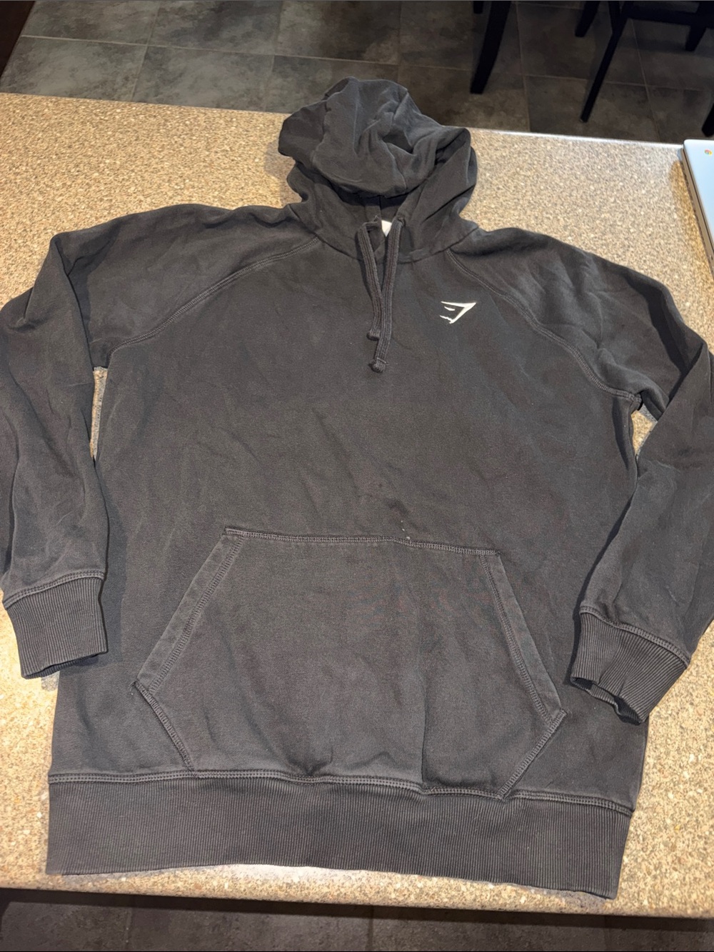 Gymshark Charcoal Black Pullover Hoodie